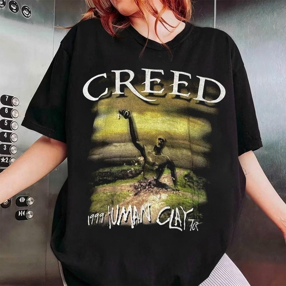 Creed Band Human Clay 1999 Tour Shirt Creed Band Fan Shirt
